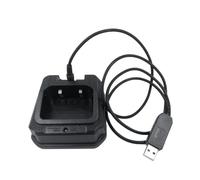 Zymoplas Walkie-Talkie Caricabatterie Radio bidirezionale ABS Portatile Adattatore di Ricarica USB Alimentatore Aggiornamento Pezzi di Ricambio modificati