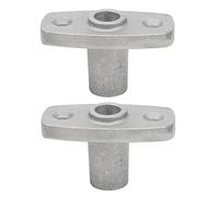 Zymothrix 2 Pezzi di Supporto Superiore per Il Blocco del Remo, Supporto a Presa per Blocco del Remo da 1/2 Pollice, Staffa a Forma di T per Blocco del Remo Marino con Costruzione in