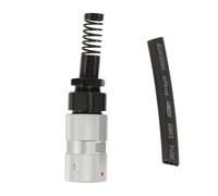 Zymothrix Connettore femmina a 6 pin per PRC152 PRC148, adattatore a sgancio rapido U94 a 6 pin con custodia in lega di alluminio, compatibile con altoparlanti esterni per radio militari