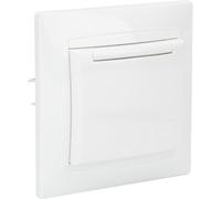 Zyna Zenitech - Presa Schuko a conchiglia da incasso, colore: Bianco