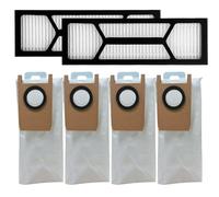 ZYNCUE 6/12Pcs Filtro Sacchetto di Polvere Kit Per Eufy S1 Pro Aspirapolvere Pezzi di Ricambio Forniture per la Casa Strumenti di Pulizia Accessori Spazzatrice Riutilizzabile Microfibra Mop Pads Mop