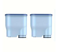 ZYNCUE Aqua Clean CA6903 - Cartuccia filtro dell'acqua per macchina da caffè con carbone attivo in guscio di cocco per macchine da caffè Saeco completamente automatiche, confezione da 2, blu