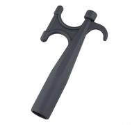 ZYNCUE Asta di ricambio per gancio per barca, kayak e zattere, estremità con doppia punta, compatibile con aste metalliche filettate a vite, nylon nero