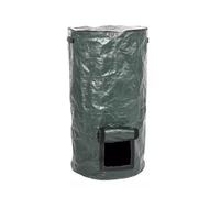 ZYNCUE Borsa per compostaggio da giardino, per lo smaltimento dei rifiuti, riutilizzabile, con coperchio a lucernario, design facile da usare