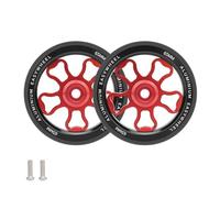 ZYNCUE Brompton 3Sixty - Ruota pieghevole per bicicletta, in lega di alluminio, con cuscinetto integrato, 2 pezzi