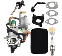 ZYNCUE Carburatore Dual Fuel per GPL Conversion Kit per GX390 188F 45-55KW Generatore Compatibile con Champion, PowerStroke, per modelli McCulloch