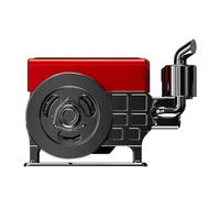 ZYNCUE Diffusore per aromaterapia per auto con motore simulato a energia solare, purificatore d'aria con compresse profumate, compatibile con ricariche di estratti vegetali, nero/argento/oro