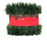 ZYNCUE Ghirlanda di Natale artificiale verde, 20 m, fai da te, albero di Natale, decorazione per la casa e il giardino che si estende fino a 20 metri, decorazione natalizia per matrimoni