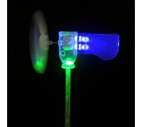 ZYNCUE Il più piccolo modello di generatore eolico per strumenti didattici ed esperimenti scientifici, blu e verde