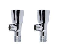 ZYNCUE Kit adattatore idraulico, valvola dell'acqua in rame con connessione rapida per riparazioni a tenuta stagna, compatibile con rubinetteria per lavandino, WC, confezione da 2 per un'applicazione