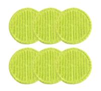 ZYNCUE Panni di ricambio rotondi per mocio elettrico super assorbente verde panni per la pulizia perfetti della polvere e per la rimozione dello sporco 612 pezzi panni in microfibra lavabili per robot