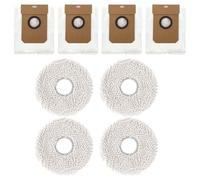 ZYNCUE Panno di pulizia Sacchetto di polvere Sacchetti di polvere Per Cecotec Per Conga 11090 Handheld Cordless Sostituzione Riutilizzabile Pezzi di Ricambio Nuovo Pratico Robot Aspirapolvere