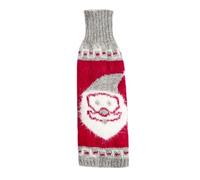 ZYNCUE Riutilizzabile bottiglia di vino rosso borse Babbo Natale pupazzo di neve decorazione tavolo natale, A002