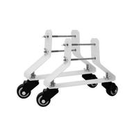 ZYNCUE Rotelle mobili per radiatori ad olio, 2 pezzi, girevoli con rotazione a 360°, struttura in acciaio al carbonio, per una facile mobilità