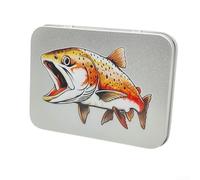 ZYNCUE Scatola per pesca a mosca, custodia in latta per accessori da pesca (A)