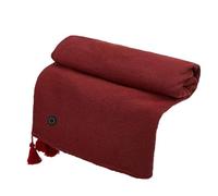 ZYNCUE Scialle riscaldante portatile con 3 livelli di riscaldamento, coperta elettrica alimentata tramite USB, per viaggi, campeggio e uso domestico, per tessuto felpato ultra morbido, 150 x 80 cm