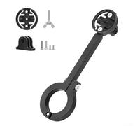 ZYNCUE Staffa di montaggio a punto singolo per tachimetro da bicicletta e luce anteriore accesa per bici compatte con piena flessibilità angolare