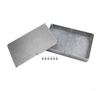 ZYNCUE Stomp Box - Custodia a pedale per effetti in alluminio, per 1590 kg, 1590XX, 125B, 1590DD, design compatto per musicisti (1590DD188 x 120 x 37 mm)