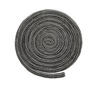 ZYNCUE Stufa a legna in fibra di vetro con corda di fuoco, per stufa a legna, 2 x 6 mm, bruciatore per porta fumatore per camino, 1 pezzo