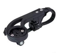 ZYNCUE Supporto da bicicletta per computer da bicicletta Garmin e telecamere a bordo - Supporto per cinghia in nylon con imbottitura in gomma morbida, compatibile con 19 - 35 mm