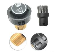 ZYNCUE Tappo di ricambio per valvola di sicurezza a pressione SC2500C SC4 SC5.800C per pulitore a vapore parte 4.580-760.0 più spazzola