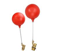 ZYNCUE Valvola a galleggiante con corpo in ottone, sfera galleggiante in plastica, controllo automatico del livello dell'acqua, design a prova di perdite, per serbatoi d'acqua, torri, caldaie