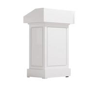 Zynqra Leggio per Podio Podi Pulpiti da Terra- 2 Ripostigli Extra e Design del Cassetto, Collegio/Aula/Chiese/Leggii per Insegnanti,2 Colori Disponibili(White)