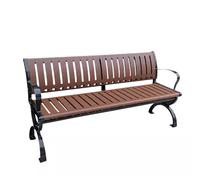 Zynqra Panca Da Giardino Con Telaio In Alluminio,comoda Esterno,resistente Alle Intemperie,con Schienale E Braccioli,sediti Plastica,terrazzo Balcone O Parco(120cm/47.2in)