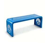Zynqra Panchina da giardino,mobili giardino,materiale del tubo zincato,resistente alle intemperie,formazione in tutto,per interni,esterni,patio,parco(I,180cm/70.8in)
