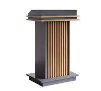 Zynqra Podio in Legno Leggio con Cassetto,2 Piani,2 Scompart,pulpito per Conferenze Robusto E Durevole, per Chiese, Aule, Seminari, caffè, Matrimoni(A+)