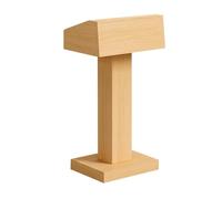 Zynqra Podio, Leggio, Pulpito Conferenze,4 Ruote,Inclinabile,Tavolo Presentazioni, Scrivania Discorsi Pubblici,per scuole, Case, seminari e chiese, Bianco (56 x 42x 111cm)(B)