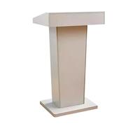 Zynqra Pulpito Conferenze,podio in Legno con ripiano a più Livelli,Scrivania Discorsi Pubblici,2 Scomparti, Piano Inclinato,con Foro riservato, per scuole,seminari e chiese