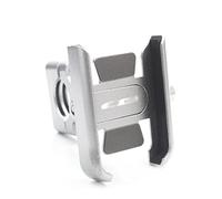 Zynther Barra porta cellulare per moto Specchio per navigatore Supporto girevole Staffa retrovisore CB500F CB500 CB 500 F Supporto per navigazione motociclistica(Handlebar Silver)