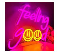 Zynther Lampada al neon Sentirsi bene per insegna al neon a LED dimmerabile per camera da letto casa festa bar studio decorazione 34cmх35cm