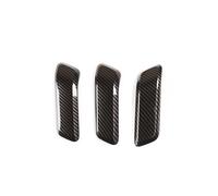 Zynther Maniglia di chiusura interna della porta Per Land Per Rover Per Defender 110 130 2020 2021 ABS Cromato Car Styling Maniglia Interna Porta Copertura Adesivo(Carbon fiber)