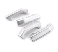 Zynther Maniglia di chiusura interna della porta Per Land Per Rover Per Discovery 3 LR3 2004-2009 ABS Argento Auto Maniglia Interna Porta Protezione Copertura Adesivo Decorativo Trim(D'argento)