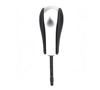 Zynther Pomello del cambio per auto Pomello del cambio corto e lungo per auto per BMW E81 82 87 90 91 92 93 36 38 39 46 Z4 3 X5 3(Matt Silver-Short)