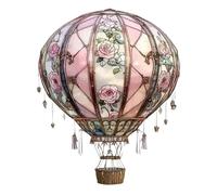 Zyntora Acchiappasole 2D In Forma Di Mongolfiera In Acrilico - Decorazione Appesa A Parete A Tema Mongolfiera | Arte Decorativa Da Interno Ed Esterno Per Donna Giardino Cucina Finestra