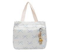 Zyntora Borsa per il Pranzo a Tracolla - Contenitore Pranzo con Modello Fiocco,Borsa Capiente Portatile per Lavoro Scuola Escursionismo Viaggio Campeggio Palestra Picnic
