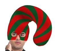Zyntora Cappelli Di Natale,Copricapo A Forma Di Di Zucchero,Cappello Di Natale A Di Zucchero Con Design Della Copertura Facciale - Per Costume Invernale E Cosplay Per Le Feste