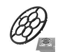 Zyntora Sostegno Bruciatore - Griglia In Ghisa Per Stufe,Riduttore Per Anelli, Supporto Da 18 Cm Per Pentole Caffettiera Padella Cottura Campeggio