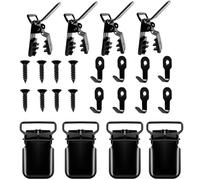 Zyntora Supporti Per Appendere Arazzi Alle Pareti | Uncini Clip Morsetti,Morsetti Per Appendere Tappeti Da Esposizione - Per Tende Da Parete Drappeggi Arazzi Trapunte Quilting Tessuto Tessile Arte