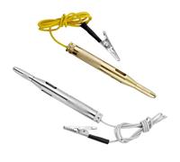 ZYOMVUN 2 Pezzi penna di tester intelligente per auto DC 6V 12V 24V, Tester di tensione con strumento penna, con Clip Alligatore per Auto Motocicli Test Circuito Elettrico, per Diagnosi Rapide