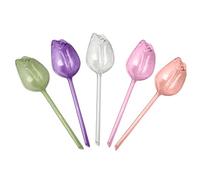 ZYOMVUN 5 Pezzi Palline per Irrigazione per Piante, irrigazione a rilascio lento multicolore, Abbeveratoio trasparente a forma di uccello, Globi autoirriganti in plastica, per piante da interno ed