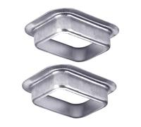 ZYOUQI Confezione da 2 accessori in alluminio K Styles per grondaie, per migliorare i flussi d'acqua e i sistemi di drenaggio dell'acqua piovana