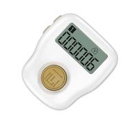 ZYOUQI Contatore portatile ergonomico ricaricabile tramite schermo digitale USB per uso notturno ABS costruire durata varie impostazioni conteggio bagliore nel contatore digitale scuro