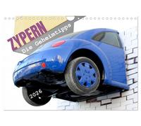 Zypern - Die Geheimtipps (Wandkalender 2026 DIN A4 quer), CALVENDO Monatskalender: Erleben Sie die geteilte Insel für einmal überraschend anders: schräg, skurril, poetisch...