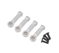 ZYPMoTo 4pcs Metallo Fisso a schiera Superiore del Braccio Compatibile con 284131 284161 284010 K989 K969 Accessori di Sostituzione delle Parti di Auto di Controllo Telecomando(Silver)