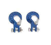 ZYPMoTo Accessorio per Ganci per verricello per Vernice da 2 pc con Un Gancio con Un Gancio con Un Gancio Compatibile con 1 10 RC Crawler Auto Simulazione Decorazione di Simulazione(Blue)
