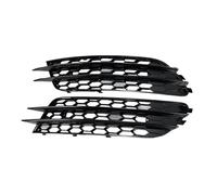 zyppk 1 paio di griglie fendinebbia for paraurti anteriore auto adatte for A6 C7 Berlina 2012-2015, a nido d'ape cornici della griglia dei fendinebbia del paraurti anteriore